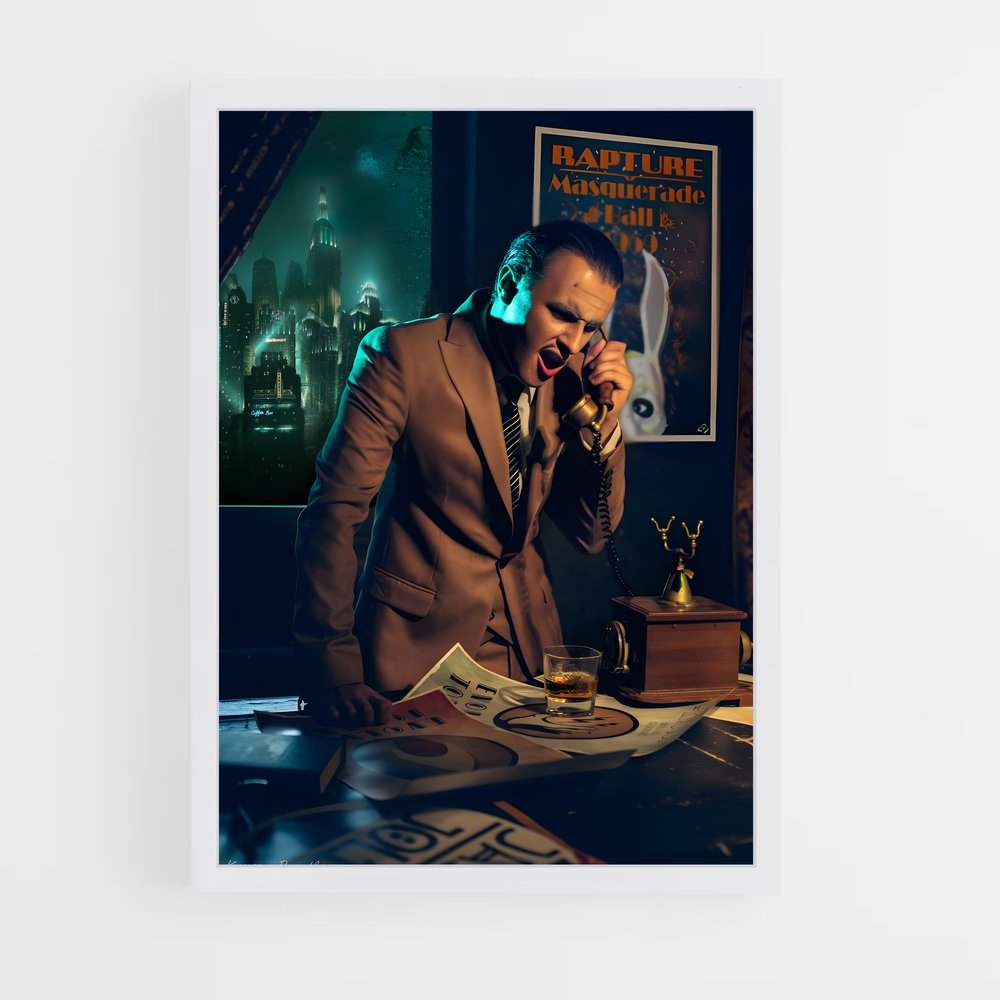 Poster Monsieur Ryan – affiche Bioshock (vue 3)